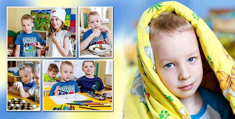 Одесса виньетка детский сад, выпускной альбом, детская фотокнига, фотограф детский Одесса, детский садик Одесса